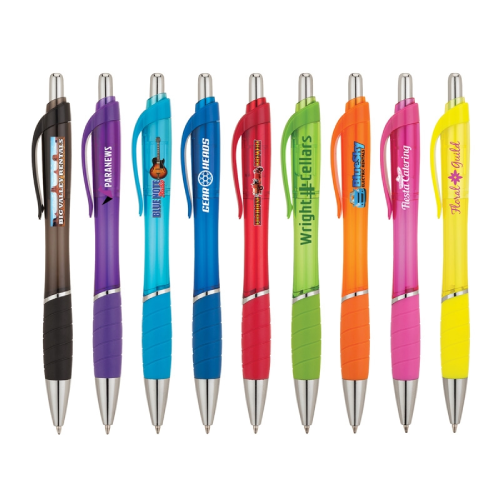 Promotional Wave® Clear Ballpoint Pen 