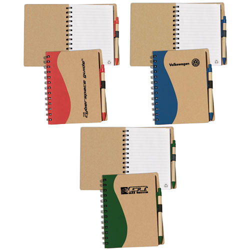 Promotional Recycled Notepad W/Pen