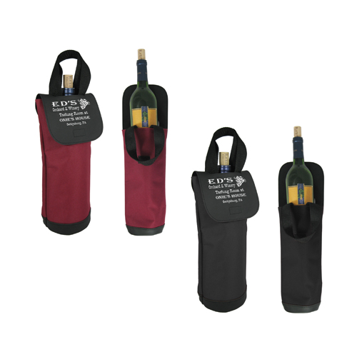 View Image 2 of The Vineyard Single Bottle Wine Tote