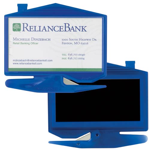 House Business Card Letter Opener with Staple Remover Promotional