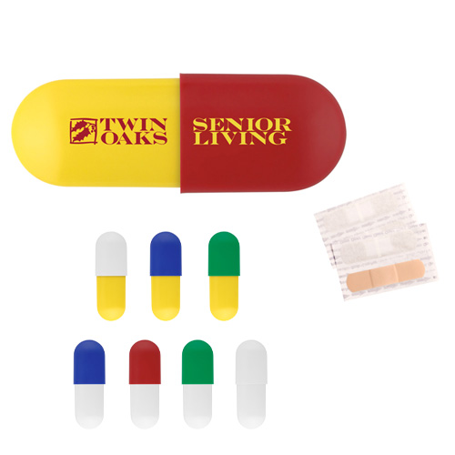 Promotional Capsule Bandage Dispenser