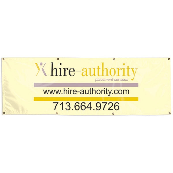 Promotional Vinyl Banner 2 x 6 Inches