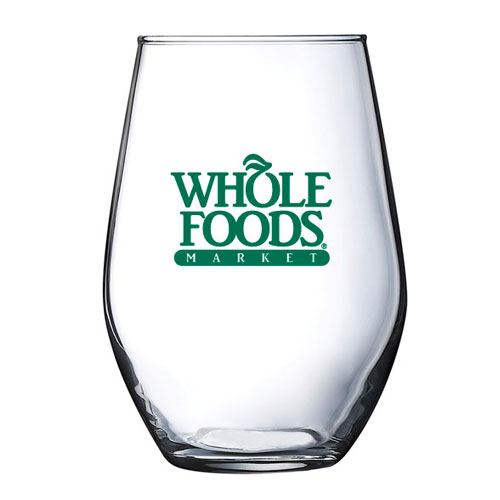 Modern Stemless Custom Wine Glass Wine Glasses 3.90 Ea