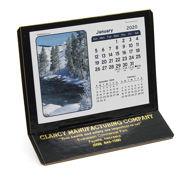 Jackson Calendar Promotional Jackson Desk Calendar imprinted with