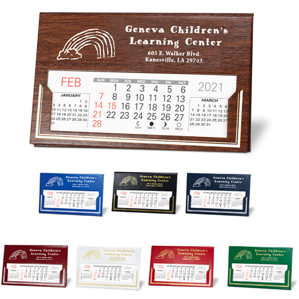 Livingston Desktop Calendar Imprinted With Your Logo Or Message