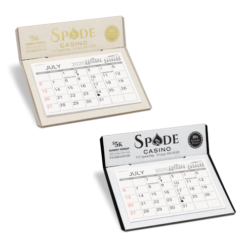 Promotional Natural Desktop Calendar