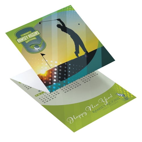 View Image 3 of Golf Trifold Calendar