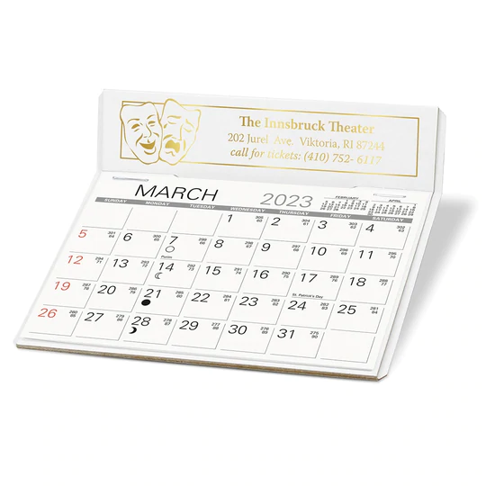 Promotional Charter Desktop Calendar