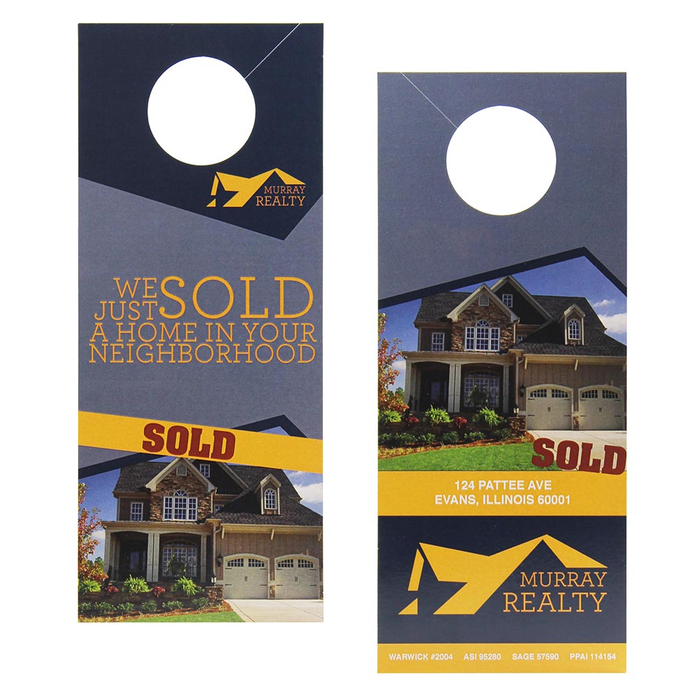 Promotional Custom Printed Door Hangers