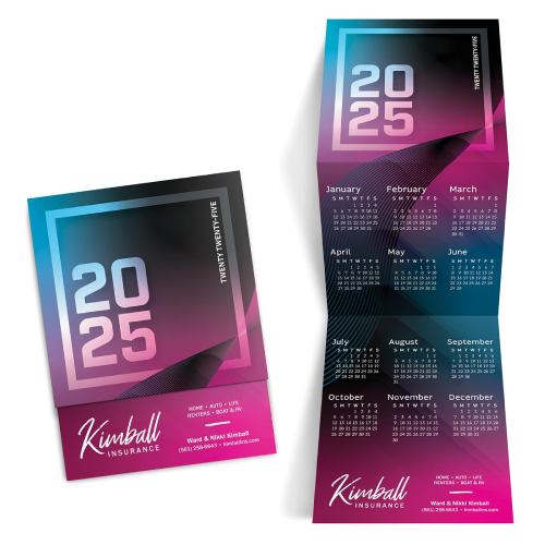 Promotional Color Trifold Calendar