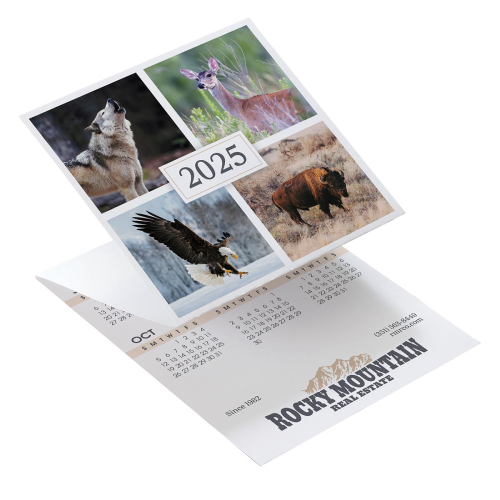 Wildlife Promo Trifold Custom Calendar  