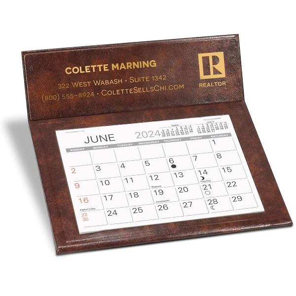 Promotional Genoa Desk Calendar