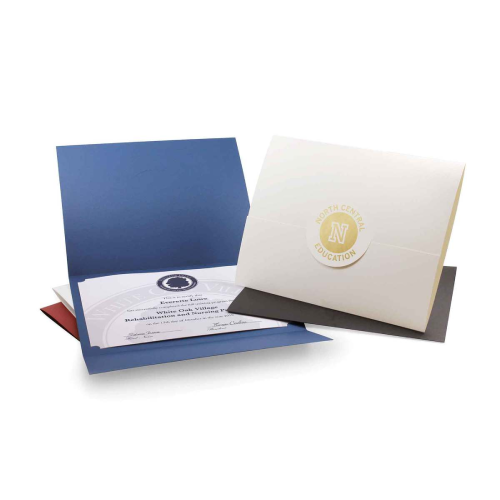 Promotional Tuck Flap Certificate Folder