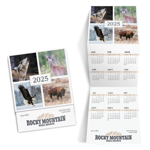 Promotional Wildlife Promo Trifold Calendar