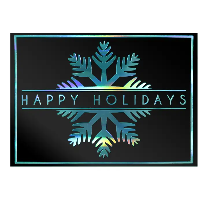 Promotional Snowflake Holiday Greeting Card