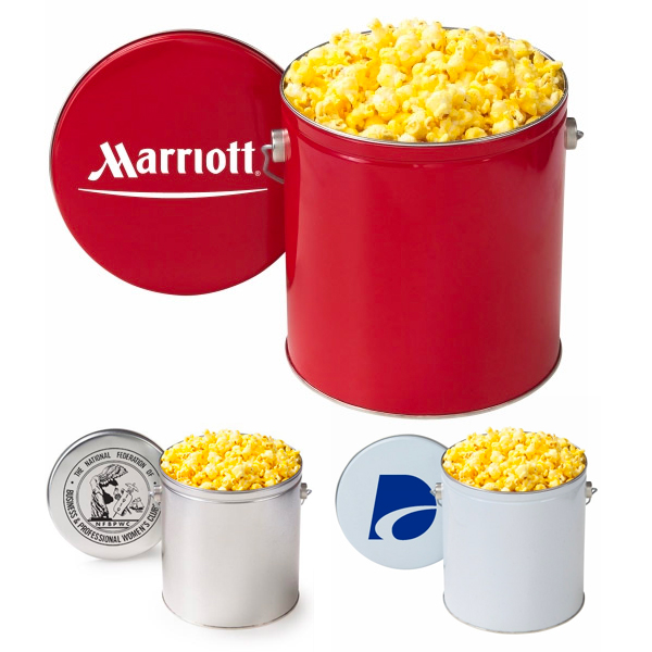 Promotional Gallon Popcorn Tin