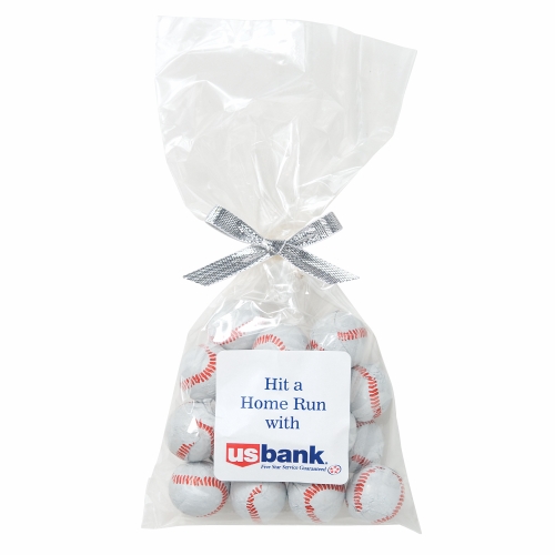 Promotional Chocolate Baseballs Mug Stuffer