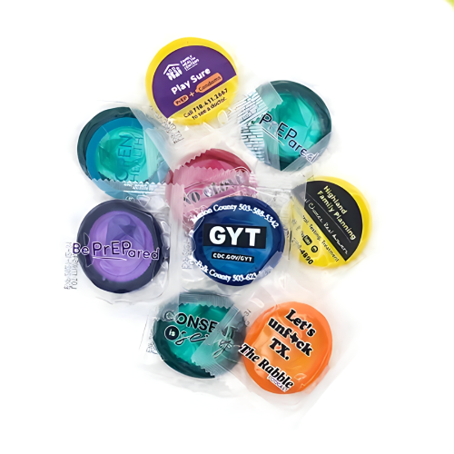 Promotional Clear Condom Wrappers