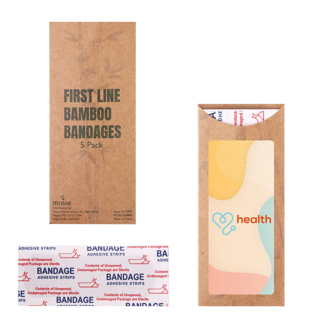 Promotional Bamboo Bandages 5 Pack