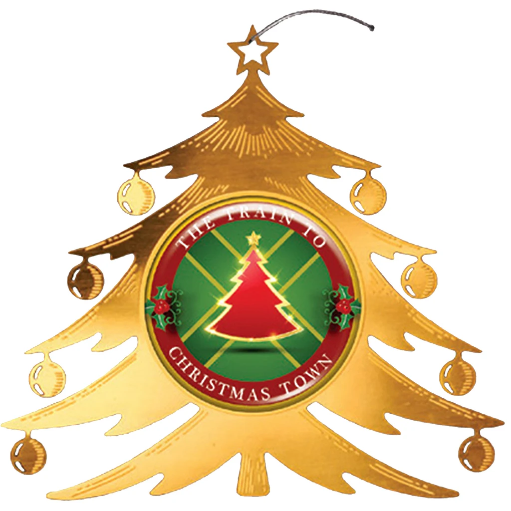 Promotional Brass Christmas Tree Ornament