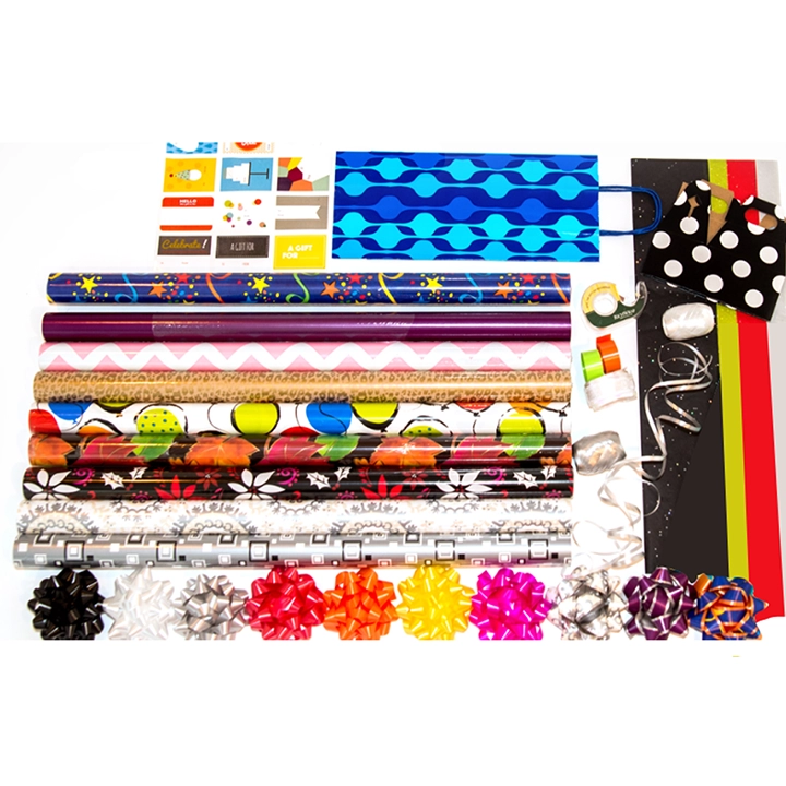Promotional 9-Roll Celebrations Year Round Gift Wrap