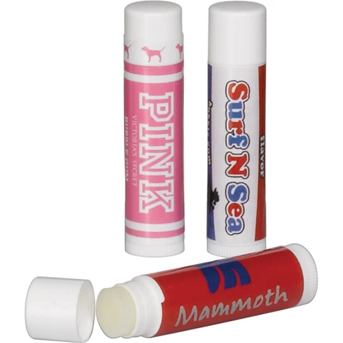 Promotional SPF 15 Lip Balm in White Tube