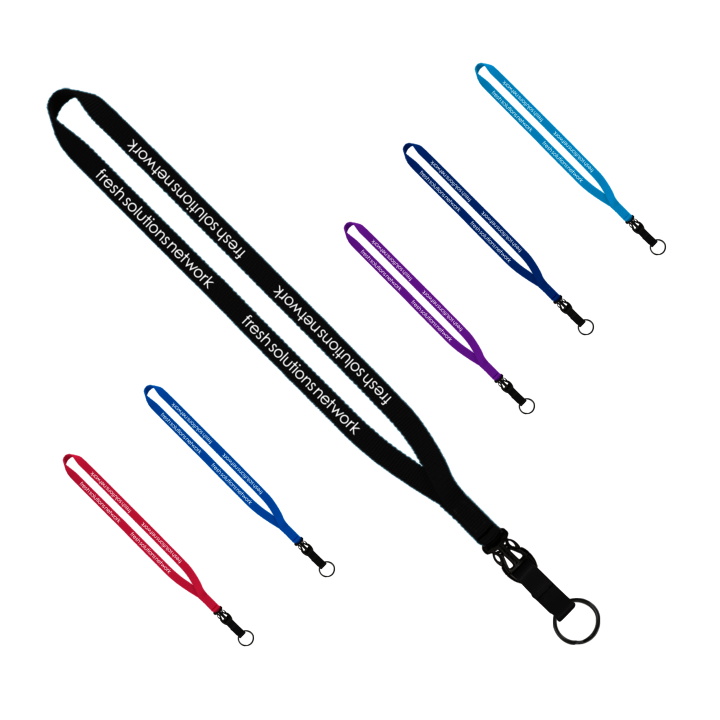 Promotional Smooth Nylon Slide Release Lanyard - 1/2