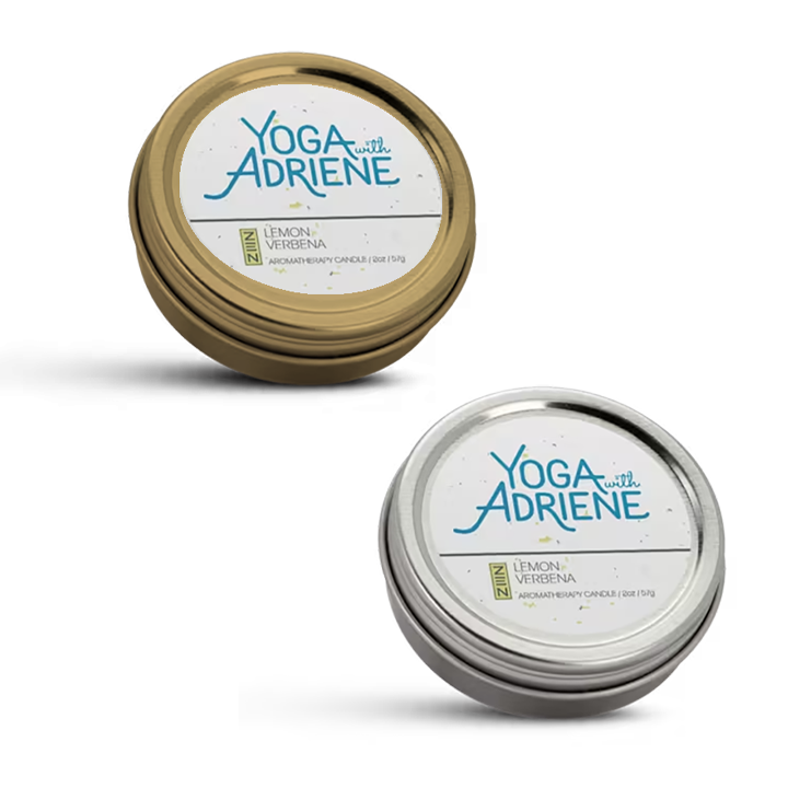 Promotional 2 oz. Lemon Verbena Candle in Screw-Top Metal Tin