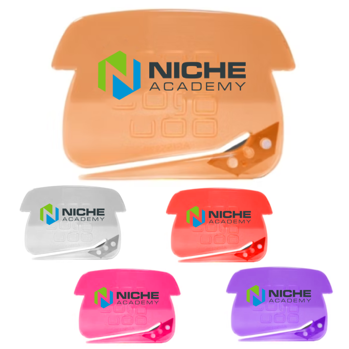 Promotional Translucent Phone Shaped Custom Letter Opener