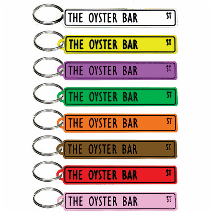 Promotional Street Sign Keychain