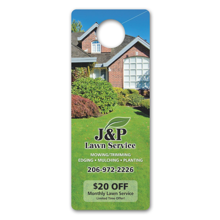 Promotional Plastic Door Hanger
