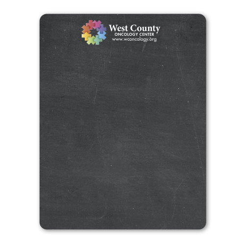 Promotional Chalk-Stix Vinyl Chalkboard - 8 1/2