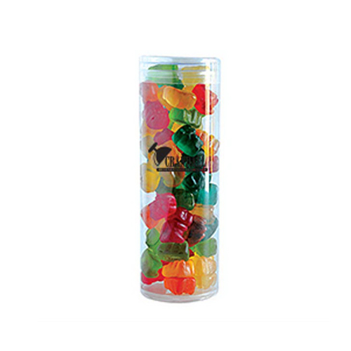 Promotional Gummy Bears in Fun Tube