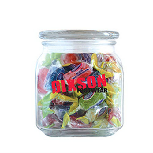 Jolly Ranchers in Glass Jar Candy Holders. Tins & Jars 7.35 Ea