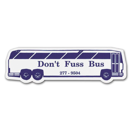 Promotional Charter Bus Magnet
