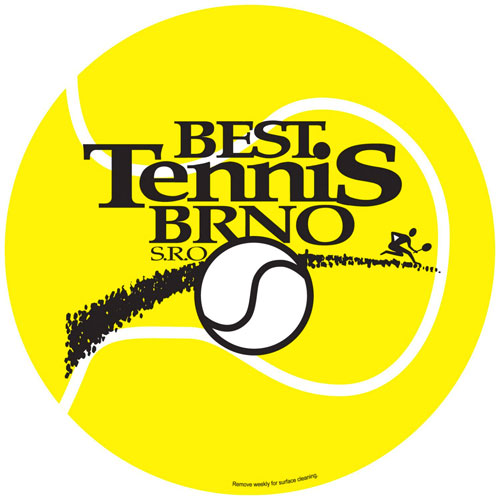 Promotional Tennis 5-3/4 Diameter Car Sign Magnet