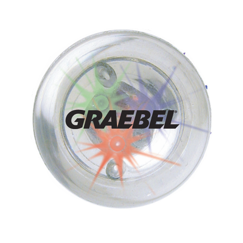 Promotional Clear Blinking Ball - Multi Color