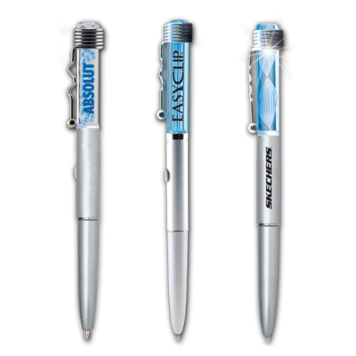 Promotional Blue LED Logo Pen