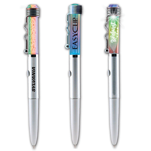 Promotional Multicolor LED Custom Logo Pen