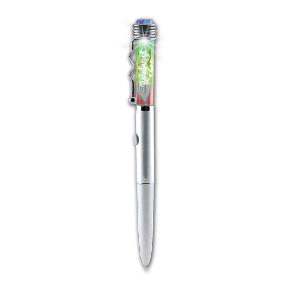 Promotional Spiral Multicolor LED Lighted Logo Pen
