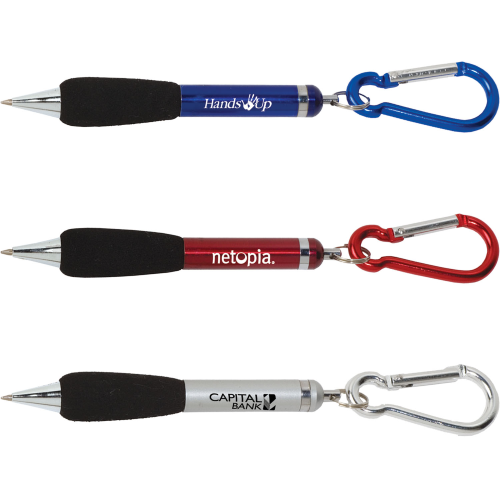 Promotional Metal Pen with Carabiner