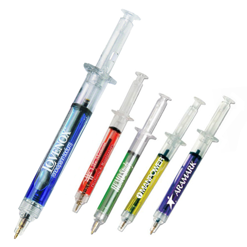 Syringe Pen Fun Pens 0.60 Ea