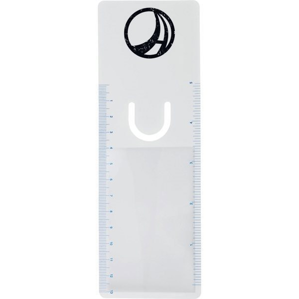 Promotional Bookmarker Magnifier with Clip and Ruler