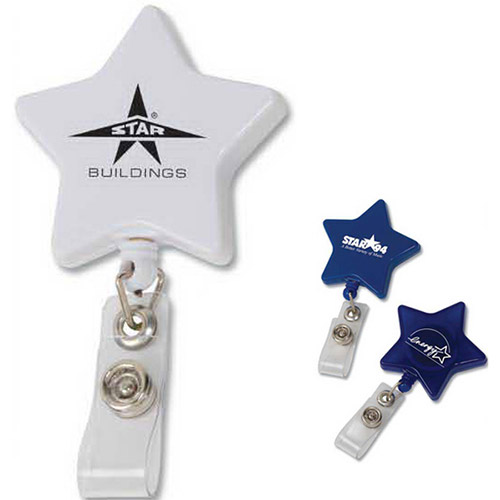 Promotional Star Retractable Badge Holder