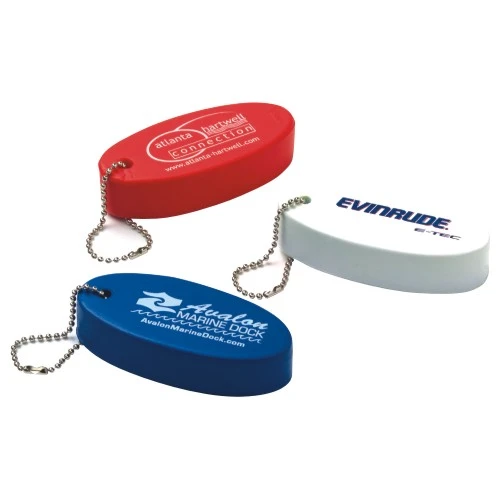 Custom Printed Fishing Bobber Floating Keychain with Your Business