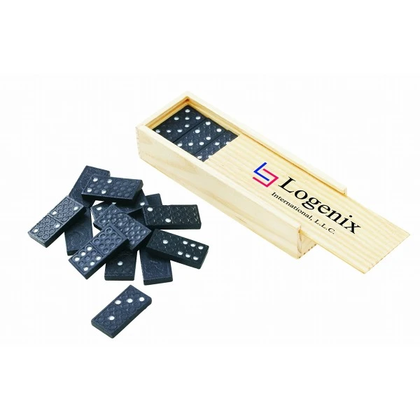 Travel Domino Set in Wooden Box