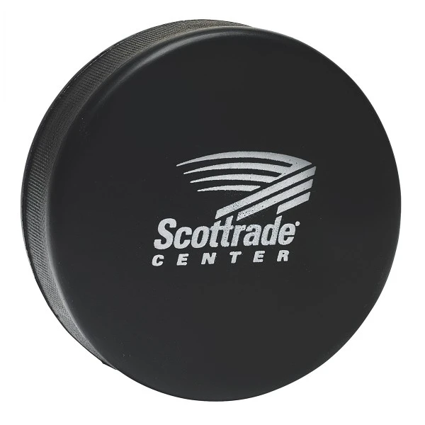 Promotional Foam Hockeypuck Stress Reliever - 3