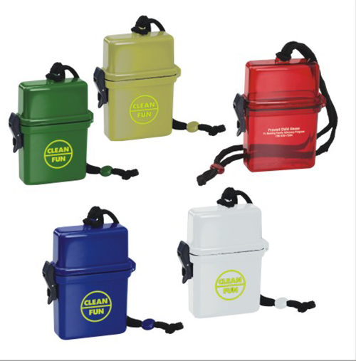 Promotional Beach Safe with Cord