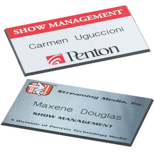 Promotional Square Corners Name Badge - 3