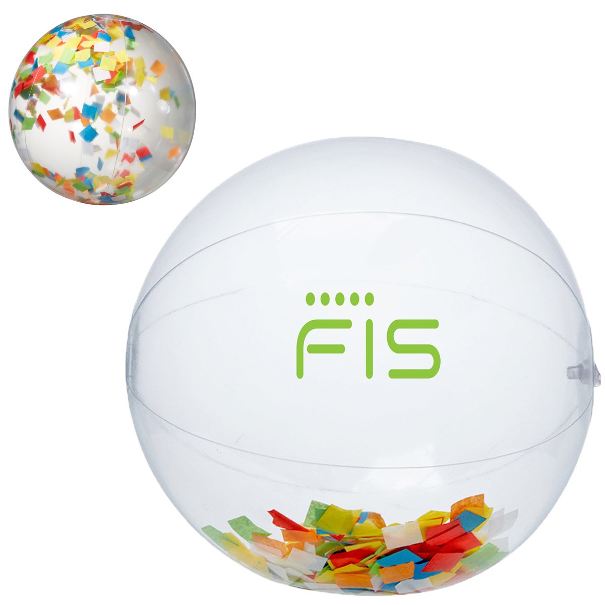 Promotional Confetti Filled Beach Ball-16